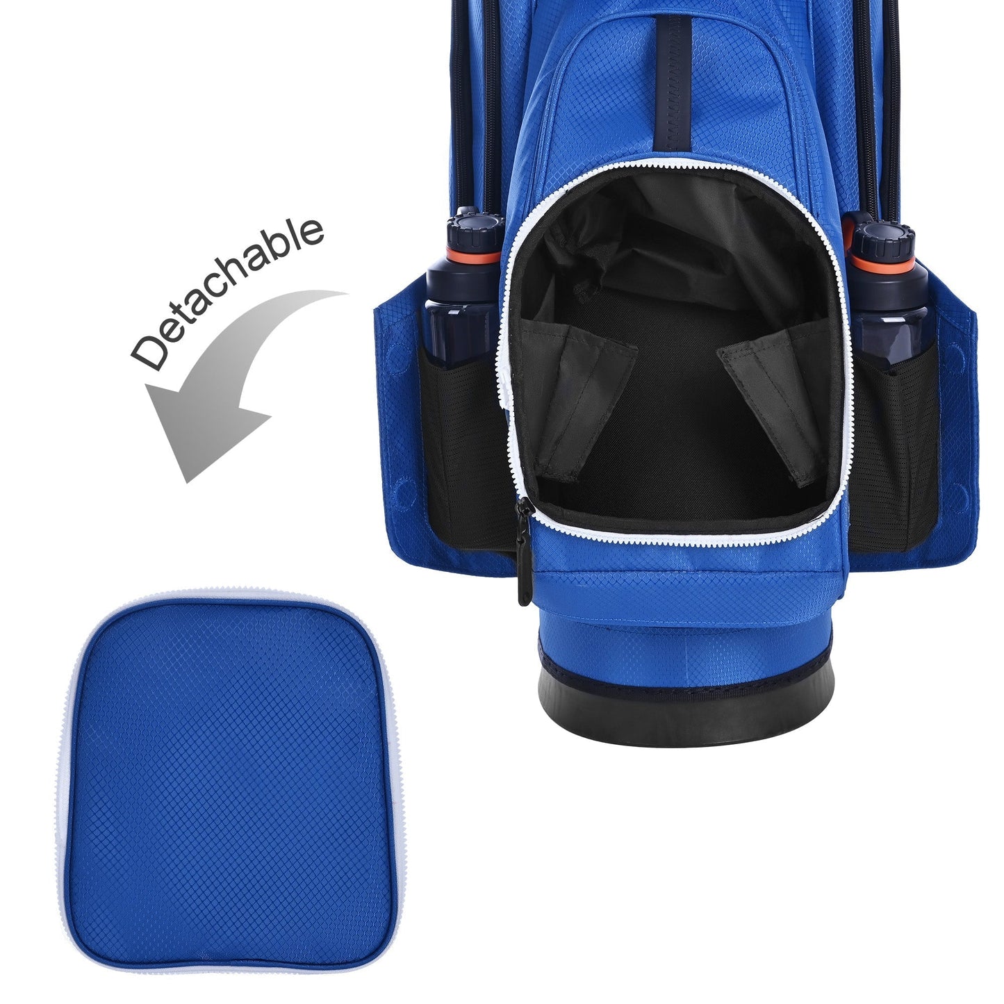 uniHimal Silence 002 Quiet Soundless 15 Way Organizer Dividers Golf Cart Bag Blue