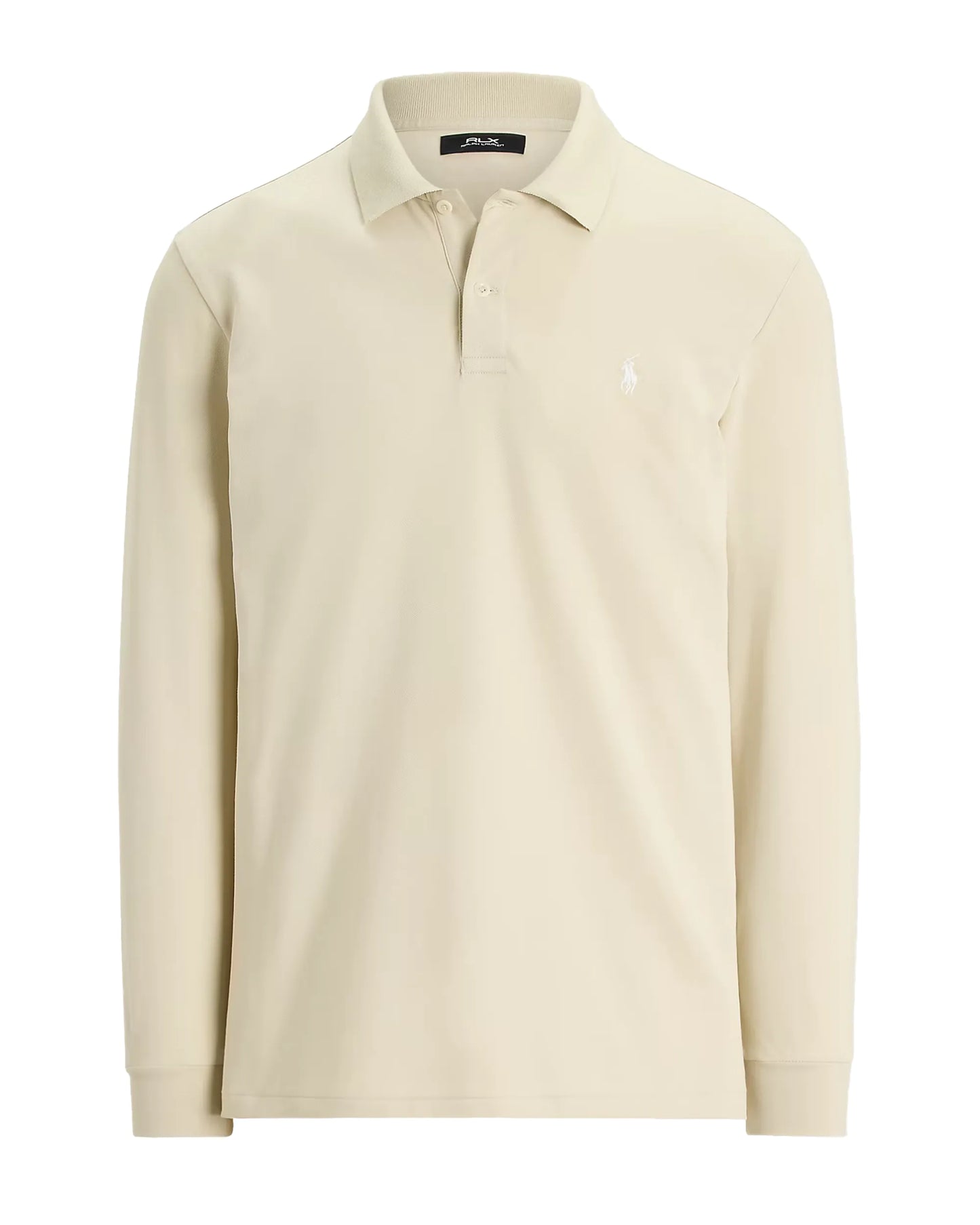 Ralph Lauren Performance Stretch Mesh Knit Long Sleeve Golf Polo