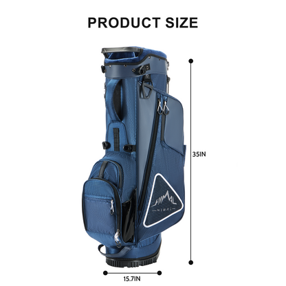 Golf Stand Bag 14 Way Top Dividers-Navy blue