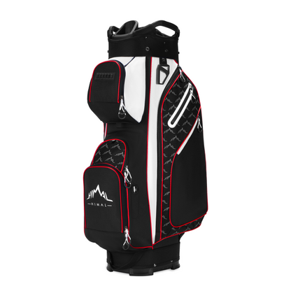 14 Way Golf Cart Bag-Black White