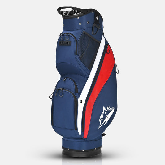 uniHimal Silence 001 Quiet Soundles 14 Way Organizer Dividers Golf Cart Bag Blue Red