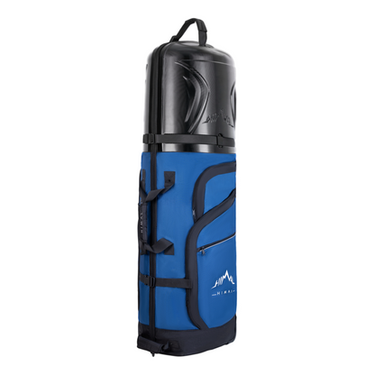 Heavy Duty Oxford Fabric Golf Travel Bag with Hard Case Top-Elegant Blue