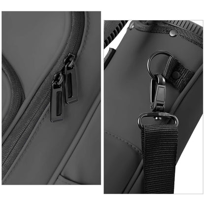 Lightweight Synthetic Leather Golf Stand Bag-Black