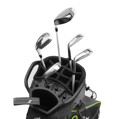 Golf Cart Bag 15-Way Organizer Divider-Lead Gray