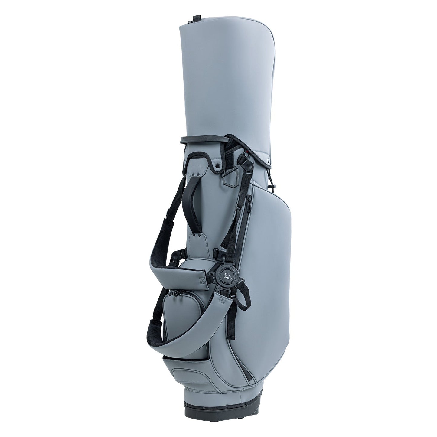 Premium 14-Way Leather Golf Stand Bag – Lightweight & Ergonomic with Full-Length Dividers-Grey
