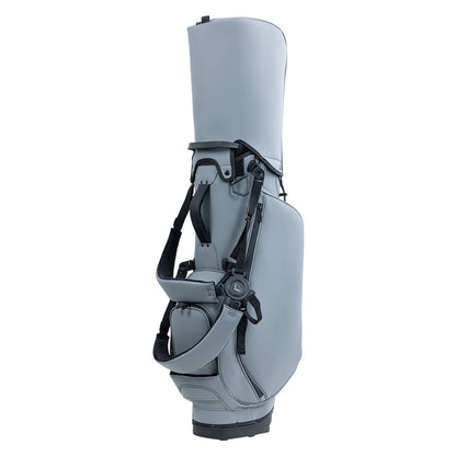 Premium 14-Way Leather Golf Stand Bag – Lightweight & Ergonomic with Full-Length Dividers-Grey