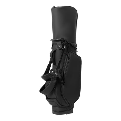 Premium 14-Way Leather Golf Stand Bag – Lightweight & Ergonomic with Full-Length Dividers-Black