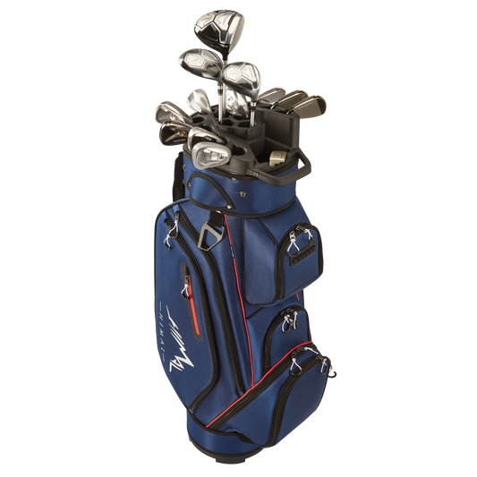 14-Way Golf Cart Bag Pro-Navy Blue