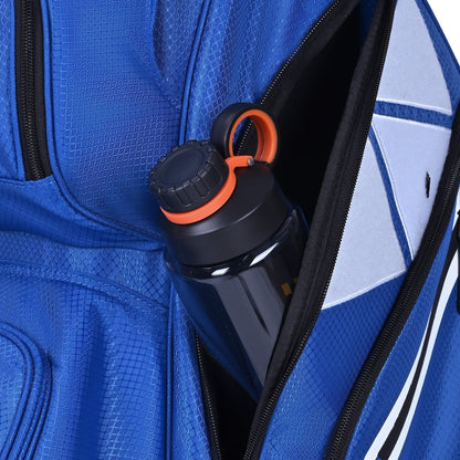 uniHimal Silence 002 Quiet Soundless 15 Way Organizer Dividers Golf Cart Bag Blue