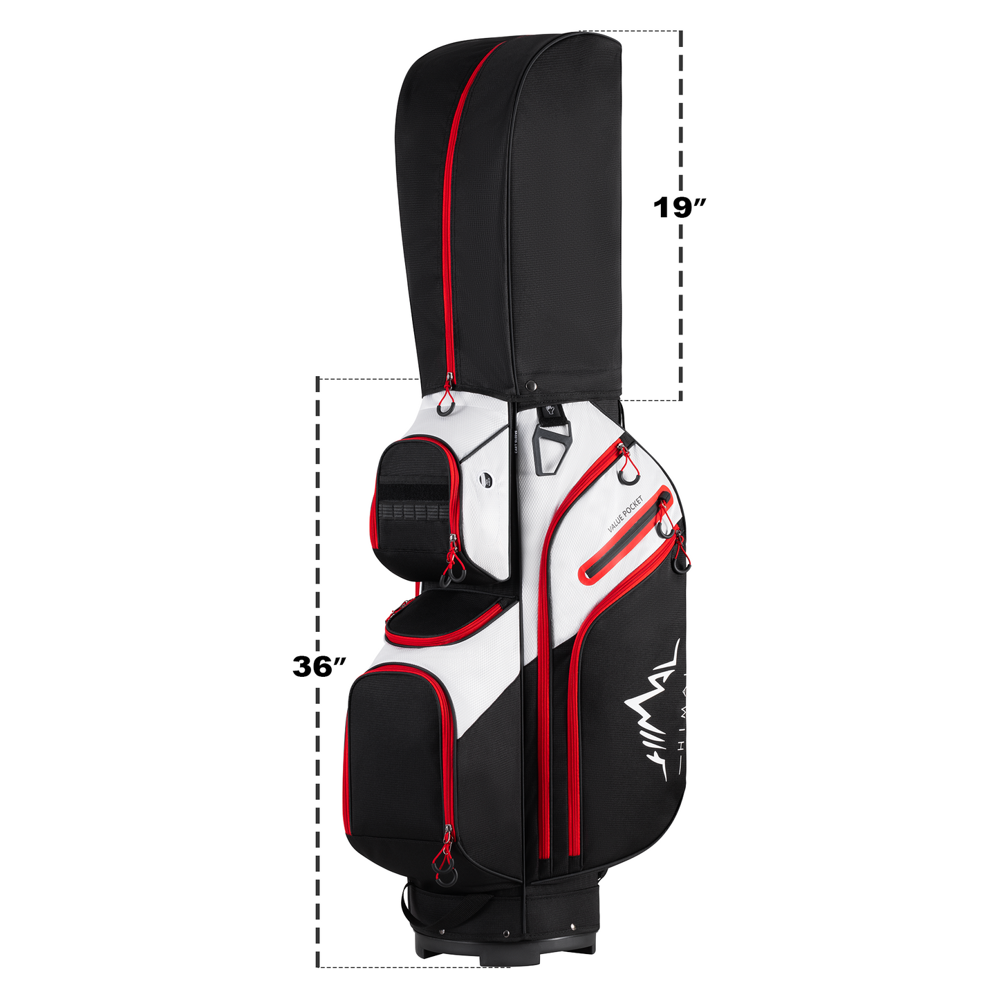 Golf Cart Bag-Black White