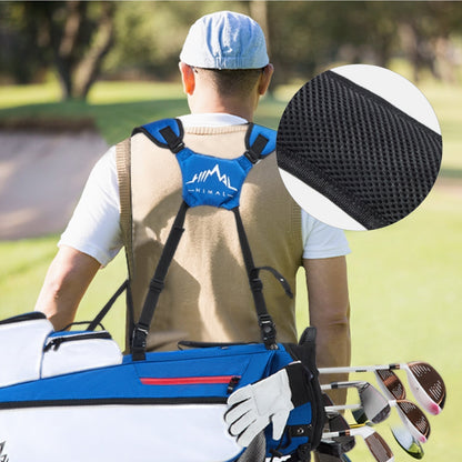 Golf Stand Bag with 8 Way Top Dividers-Blue White