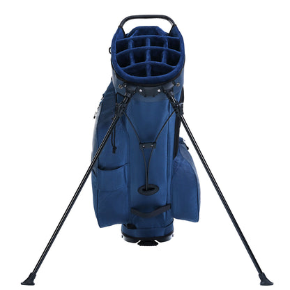 Golf Stand Bag 14 Way Top Dividers-Navy blue
