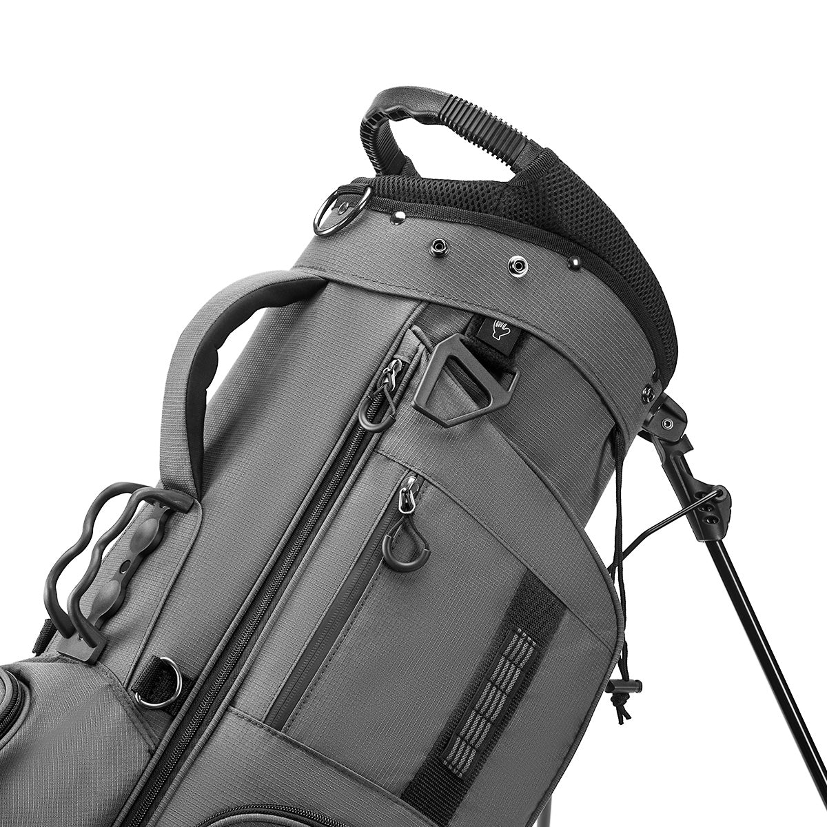 Golf Stand Bag with 7 Way Top Dividers-Grey
