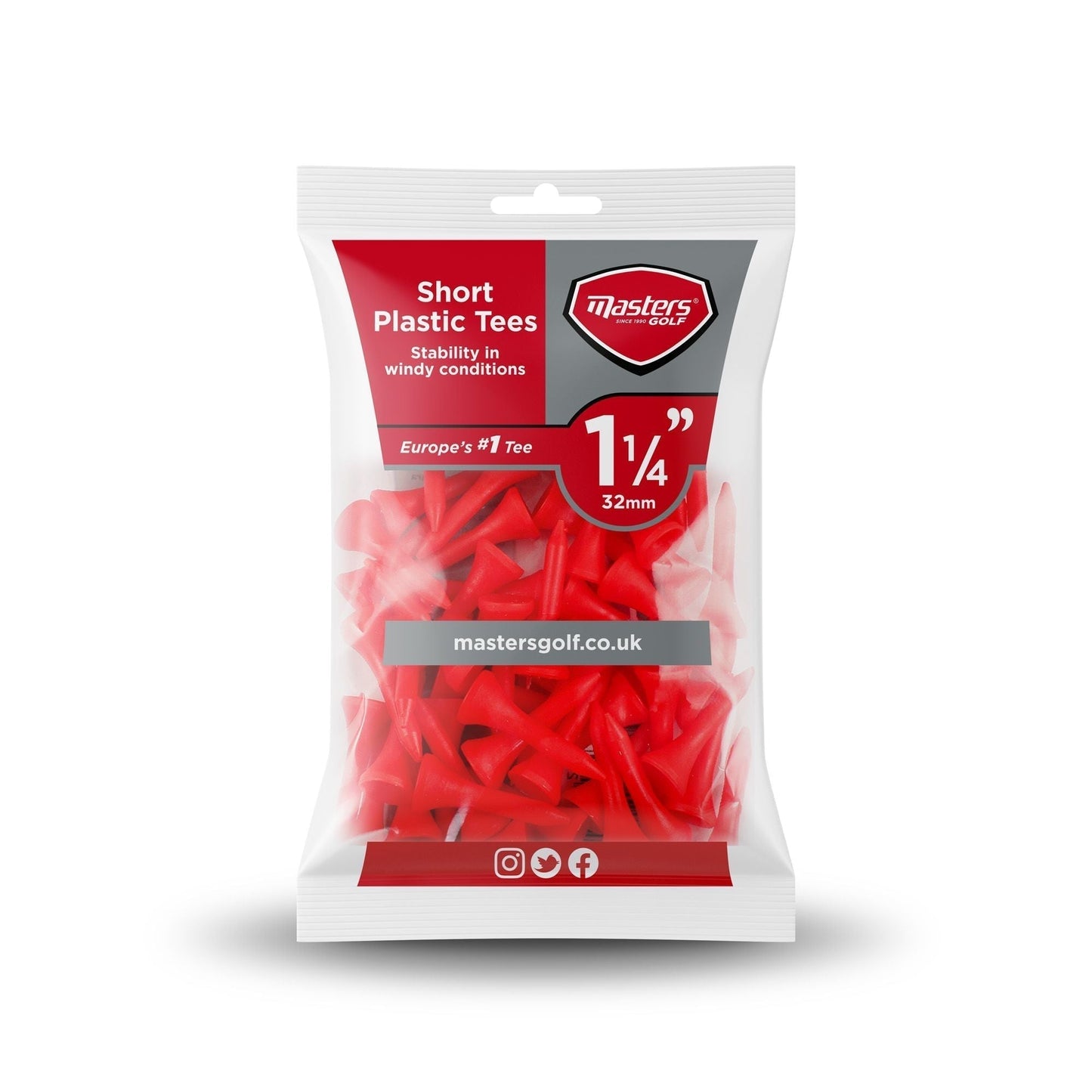 Masters Plastic Golf Tees