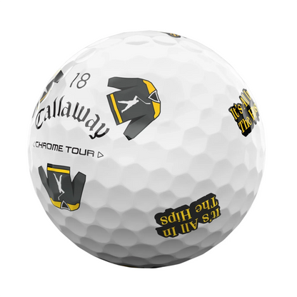 Callaway Chrome Tour Happy Gilmore 2 "It's All In The Hips" Golf Balls