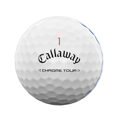 Callaway Chrome Tour Triple Track Golf Balls - White