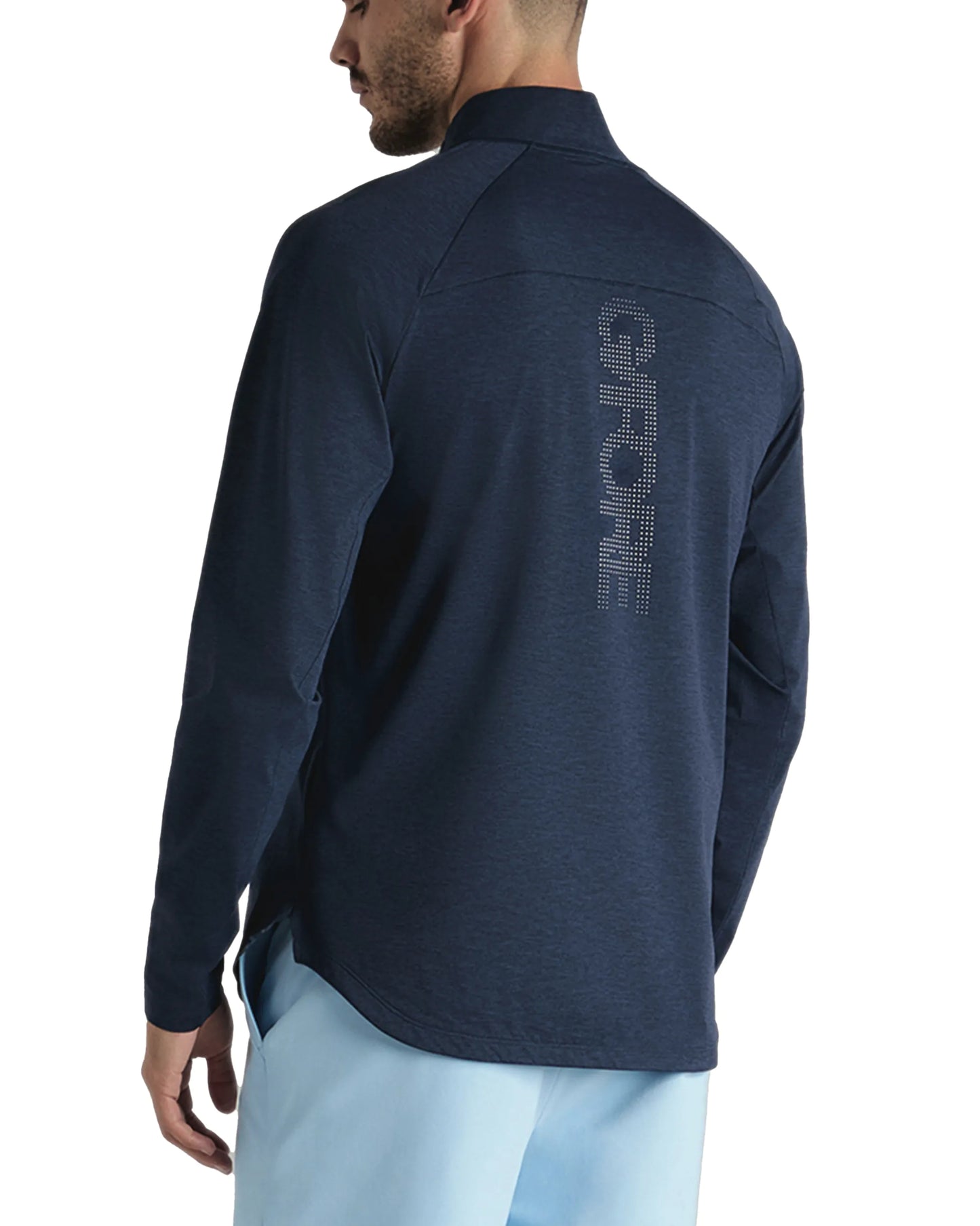 G/FORE Italian Tech Melange Raglan 1/4 Zip Golf Pullover