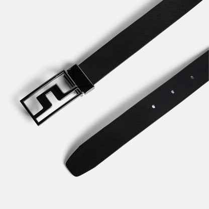 J.Lindeberg Slater Leather Golf Belt SS25