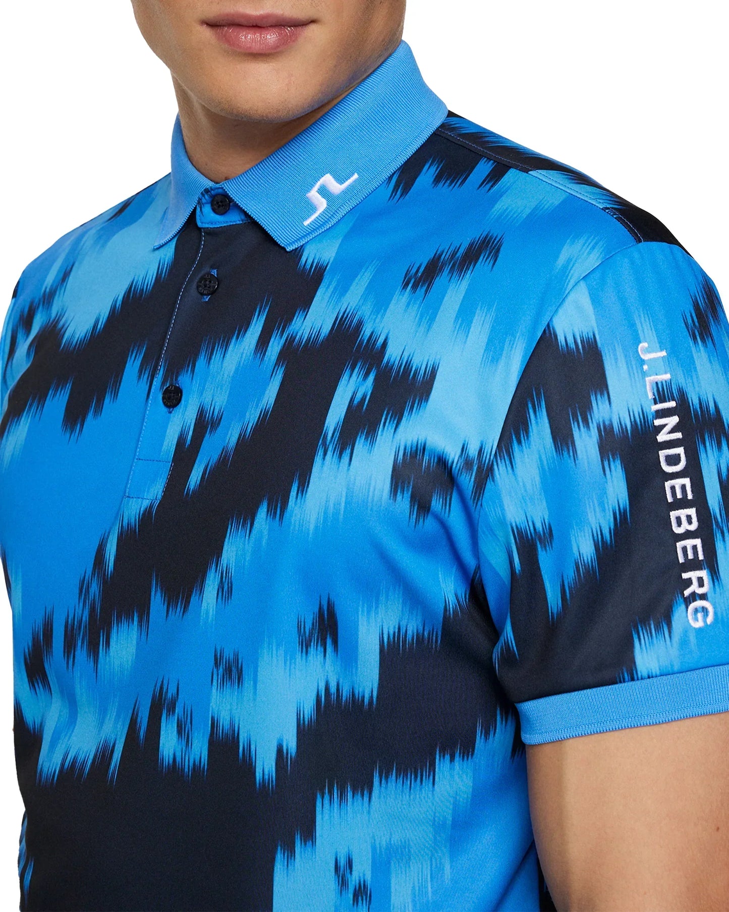 J.Lindeberg Tour Tech Print Golf Polo