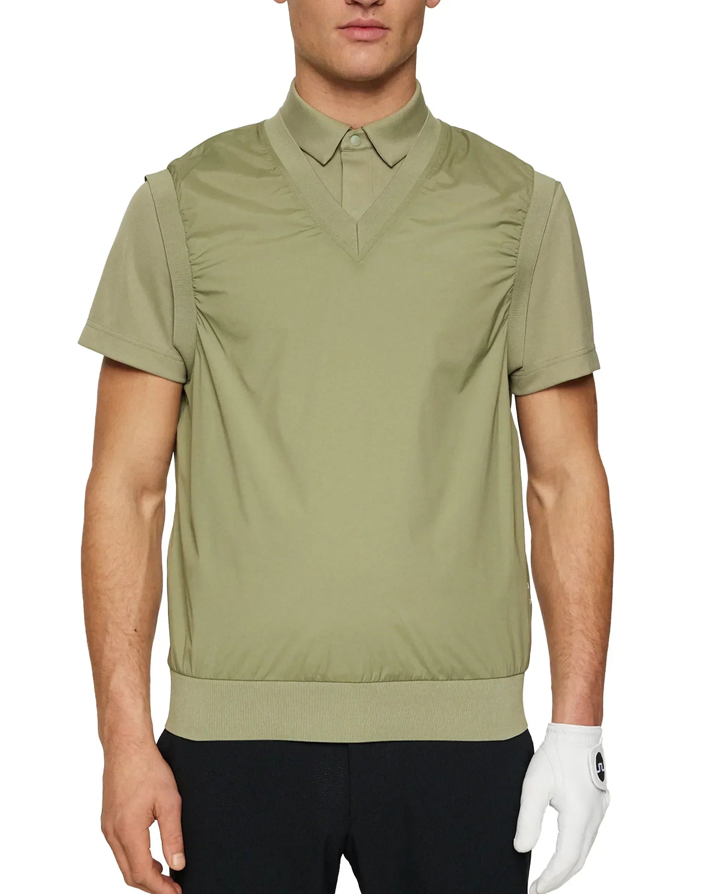 J.Lindeberg Hybrid Vest Golf Windbreaker