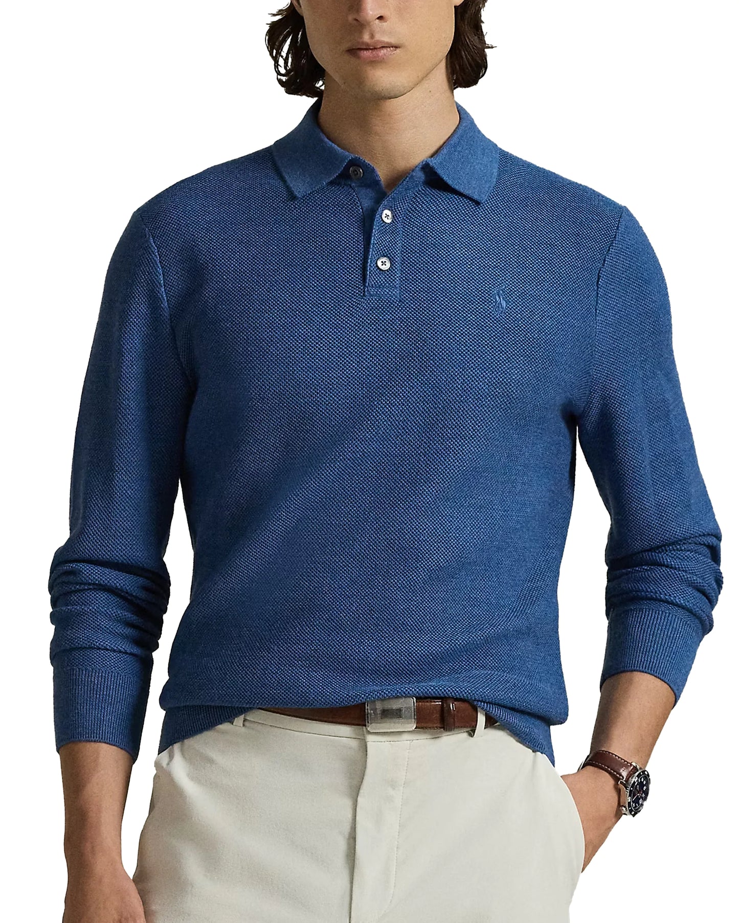 Ralph Lauren Performance Polo-Collar Golf Jumper