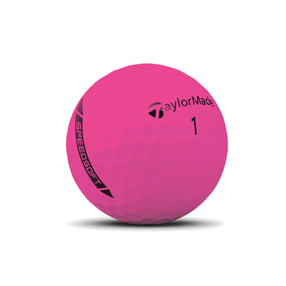 TaylorMade SpeedSoft Golf Balls - Pink