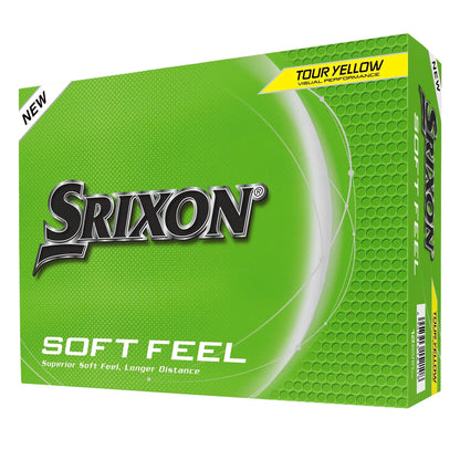 Srixon Soft Feel 14 Golf Balls - Yellow