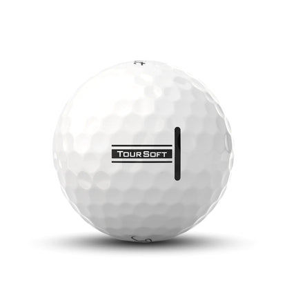 Titleist Tour Soft Golf Balls - 2 Dozen with Free Travel Mug