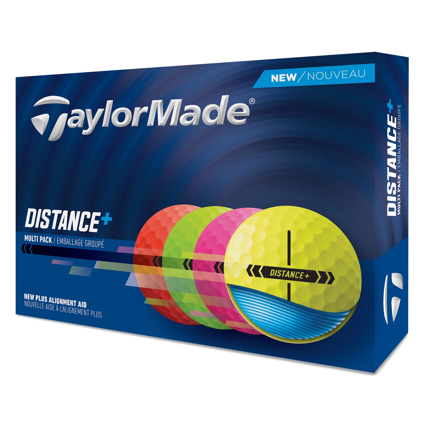 TaylorMade Distance+ Golf Balls - Multi