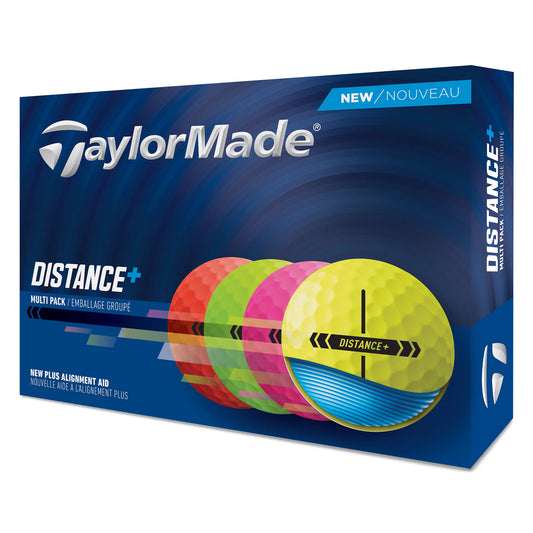 TaylorMade Distance+ Golf Balls - Multi