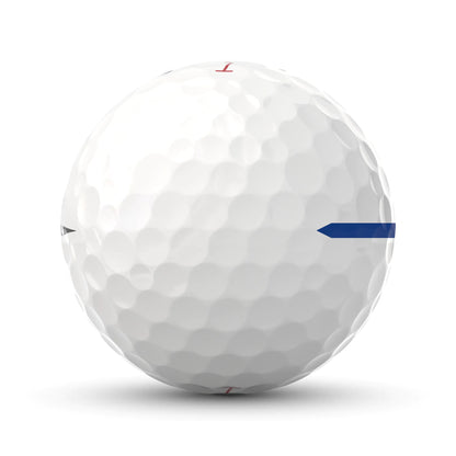 Titleist Pro V1x Left Dash AIM Performance Alignment Golf Balls - Blue