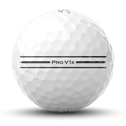 Titleist Pro V1x 2025 Golf Balls - White - Enhanced Align