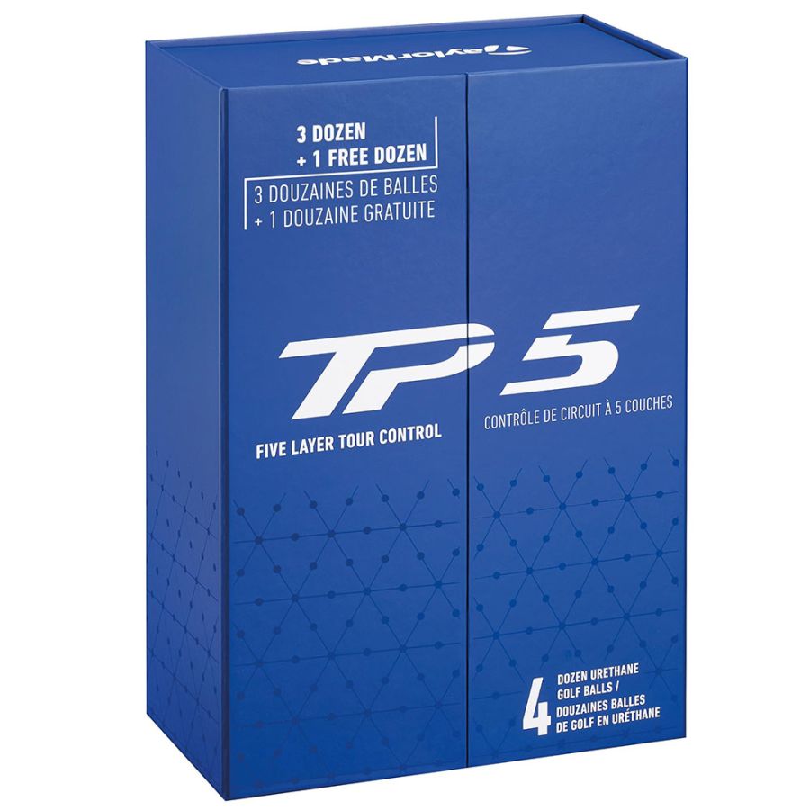 TaylorMade TP5 Golf Balls 4 For 3